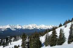 27 Mount Bosworth, Mount Daly, Waputik Peak, Pulpit Peak From Lake Louise Ski Area